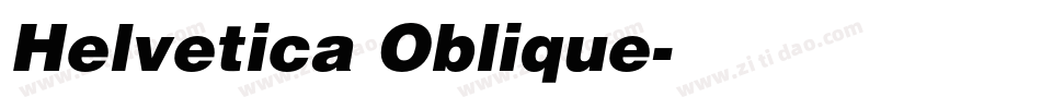 Helvetica Oblique字体转换 Helvetica Oblique字体转换